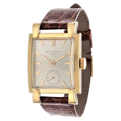 patek philippe vintage rectangular face watch|patek philippe vintage tank watch.